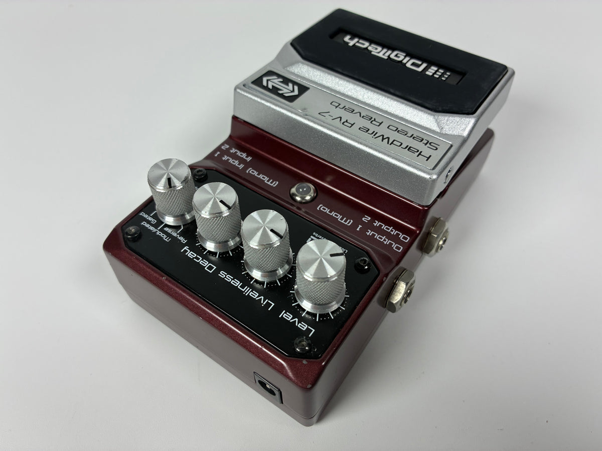 DigiTech Hardwire RV-7 Stereo Reverb - Excellent Condition with Box and Accessories