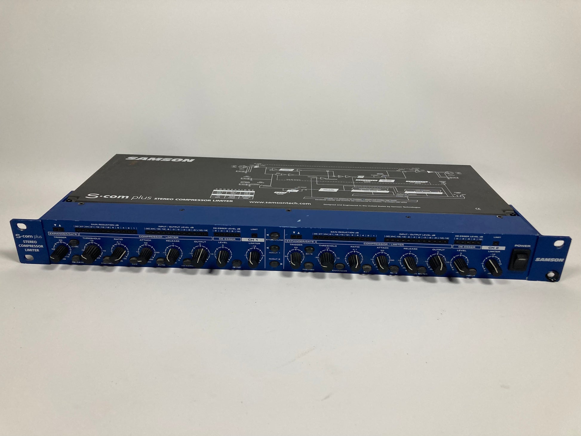 Samson S-Com Plus S Class Stereo Compressor/Limiter