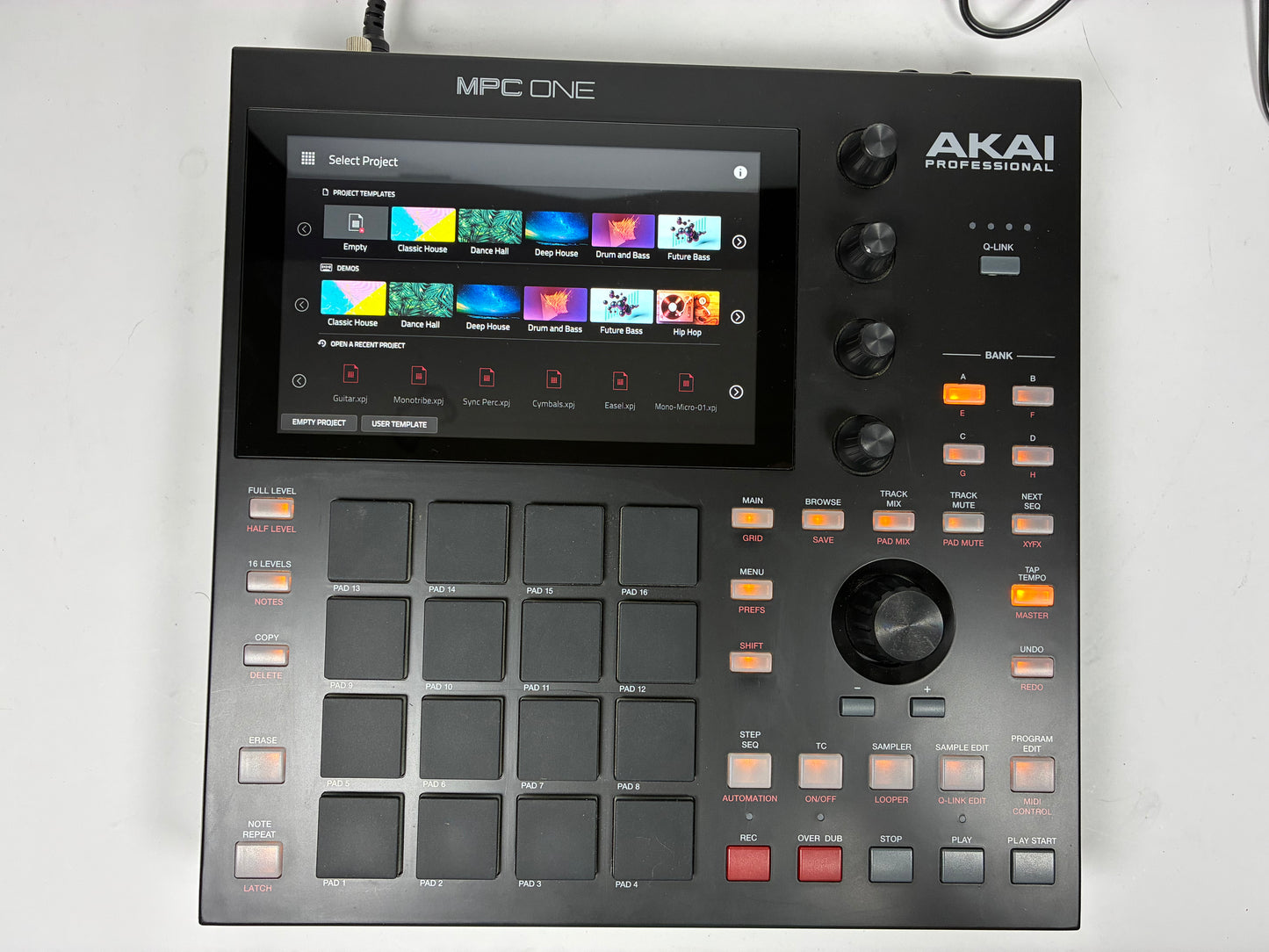 Akai MPC One Standalone MIDI Sequencer - Excellent Condition with Box, Documents and Power Supply