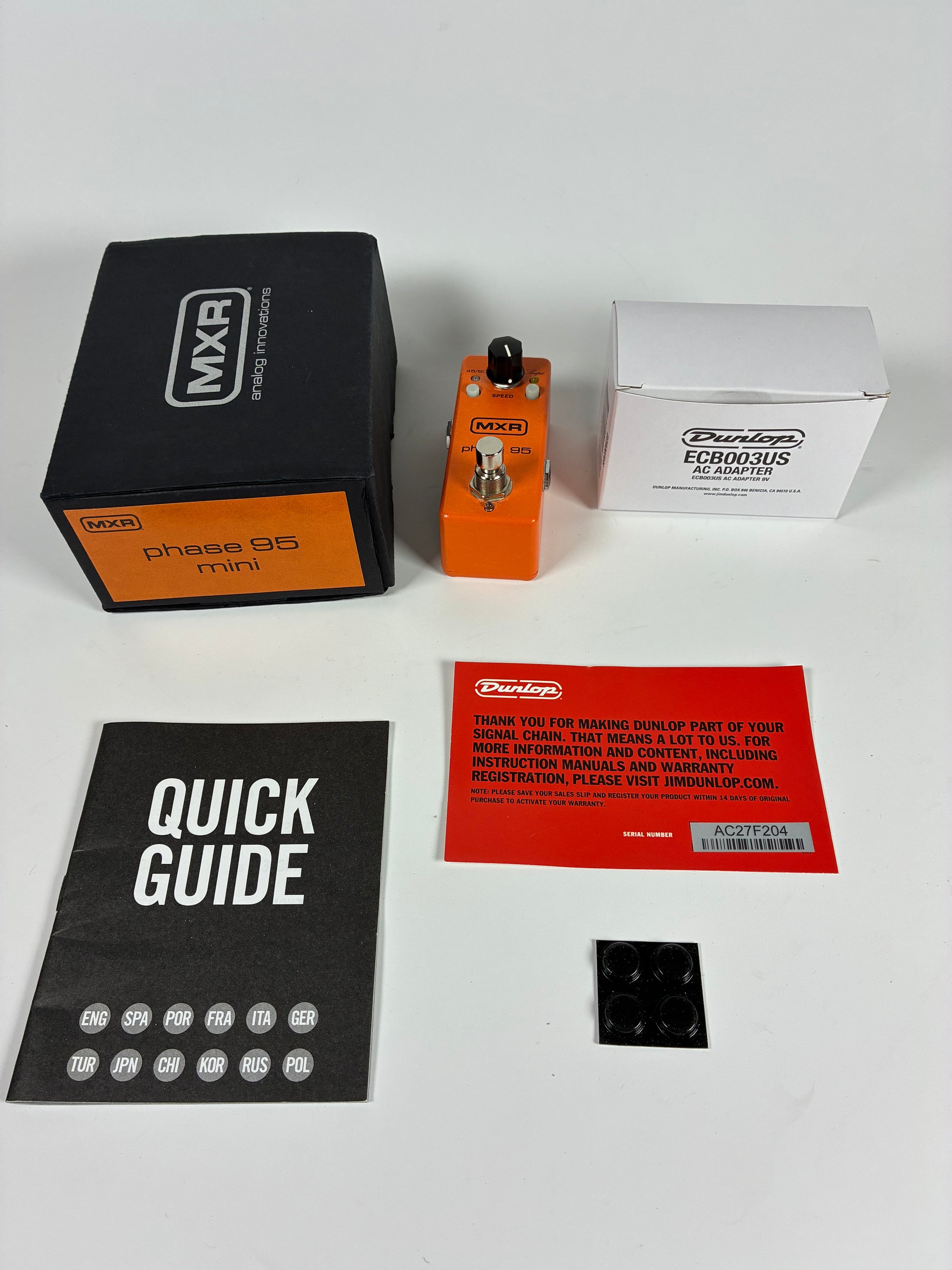 MXR M290 Phase 95 Mini - Excellent Condition with Box and Power Supply