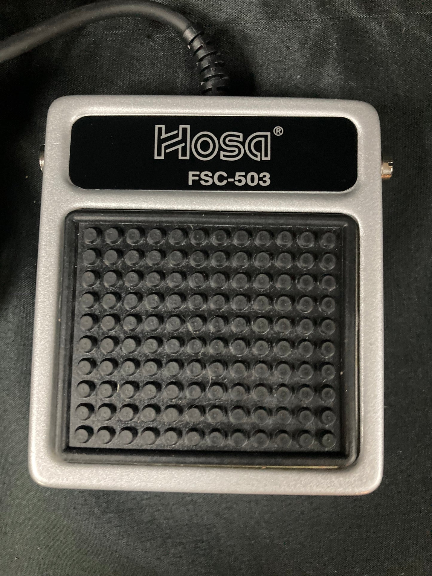 Hosa FSC-503 Momentary Closed 1/4 Non-Latching Footswitch 2010s - Silver
