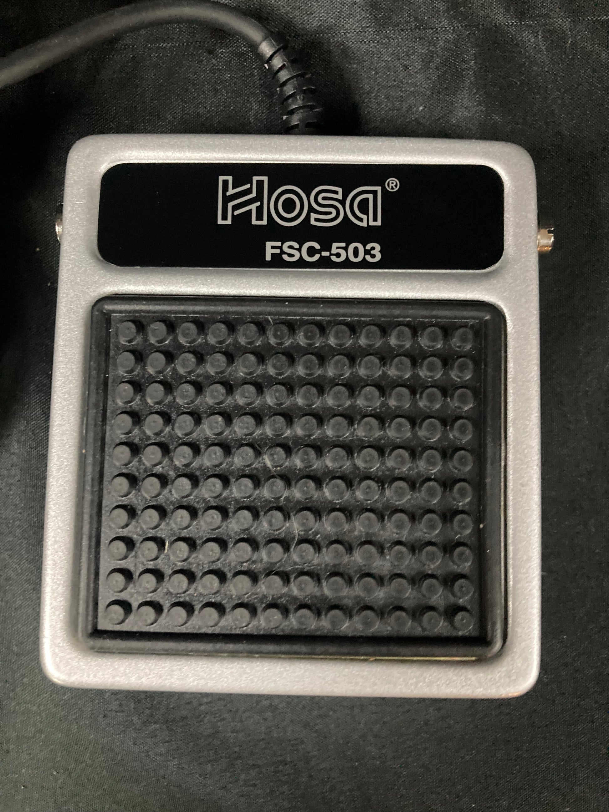 Hosa FSC-503 Momentary Closed 1/4 Non-Latching Footswitch 2010s - Silver