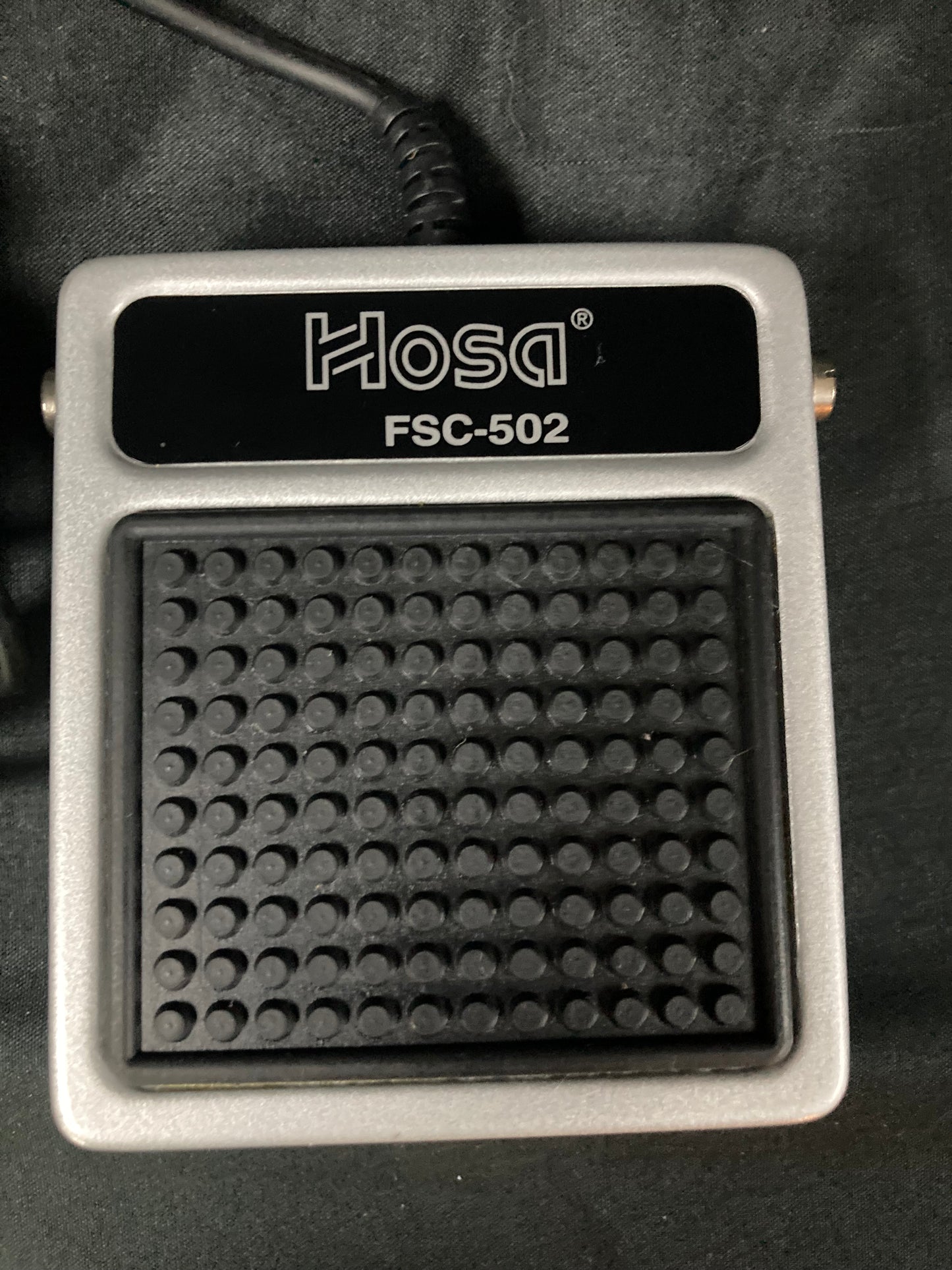 Hosa FSC-502 Momentary Open 1/4 TS Non-Latching Footswitch 2010s - Silver
