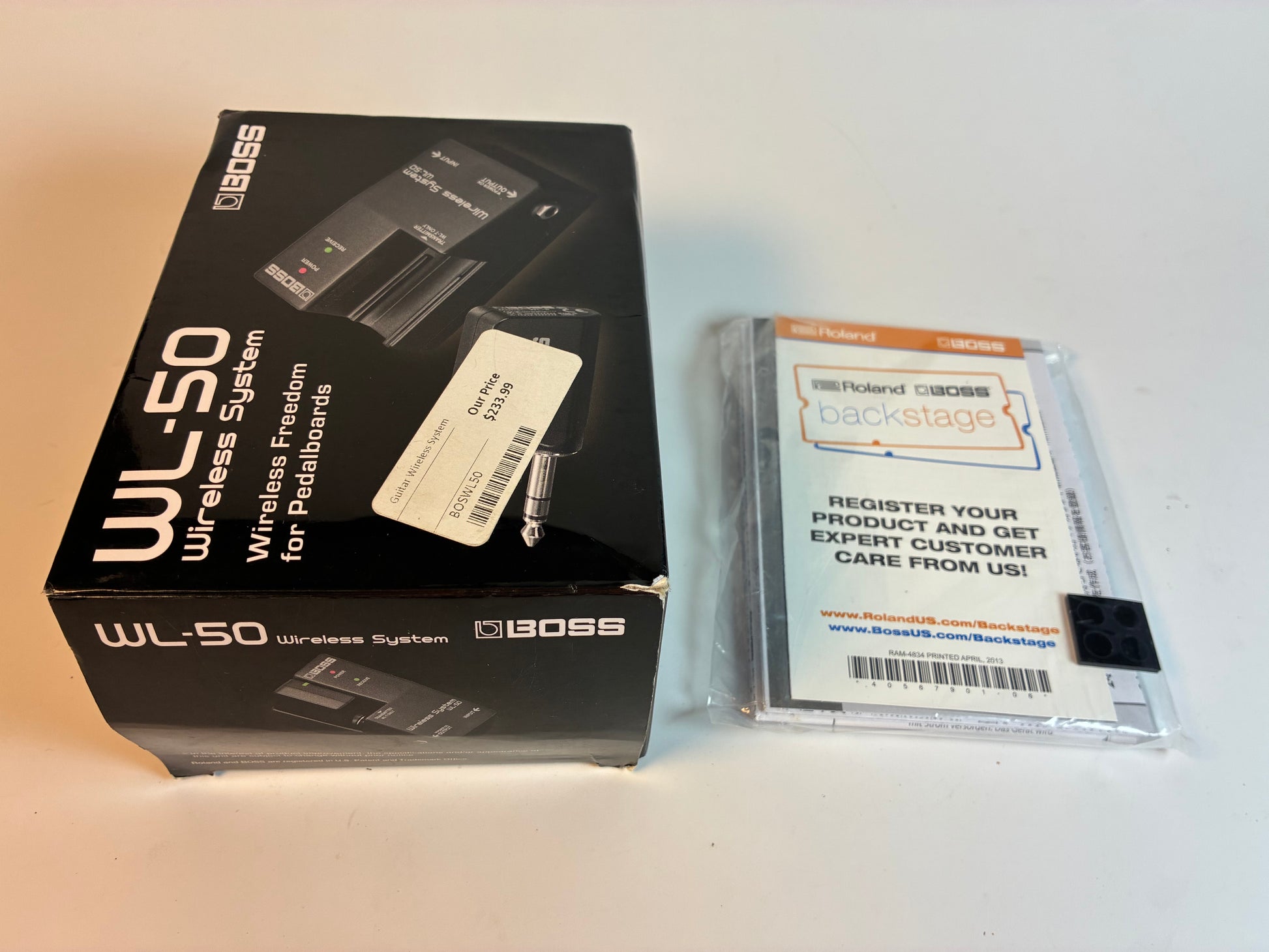 Boss WL-50 Wireless Pedal Board System