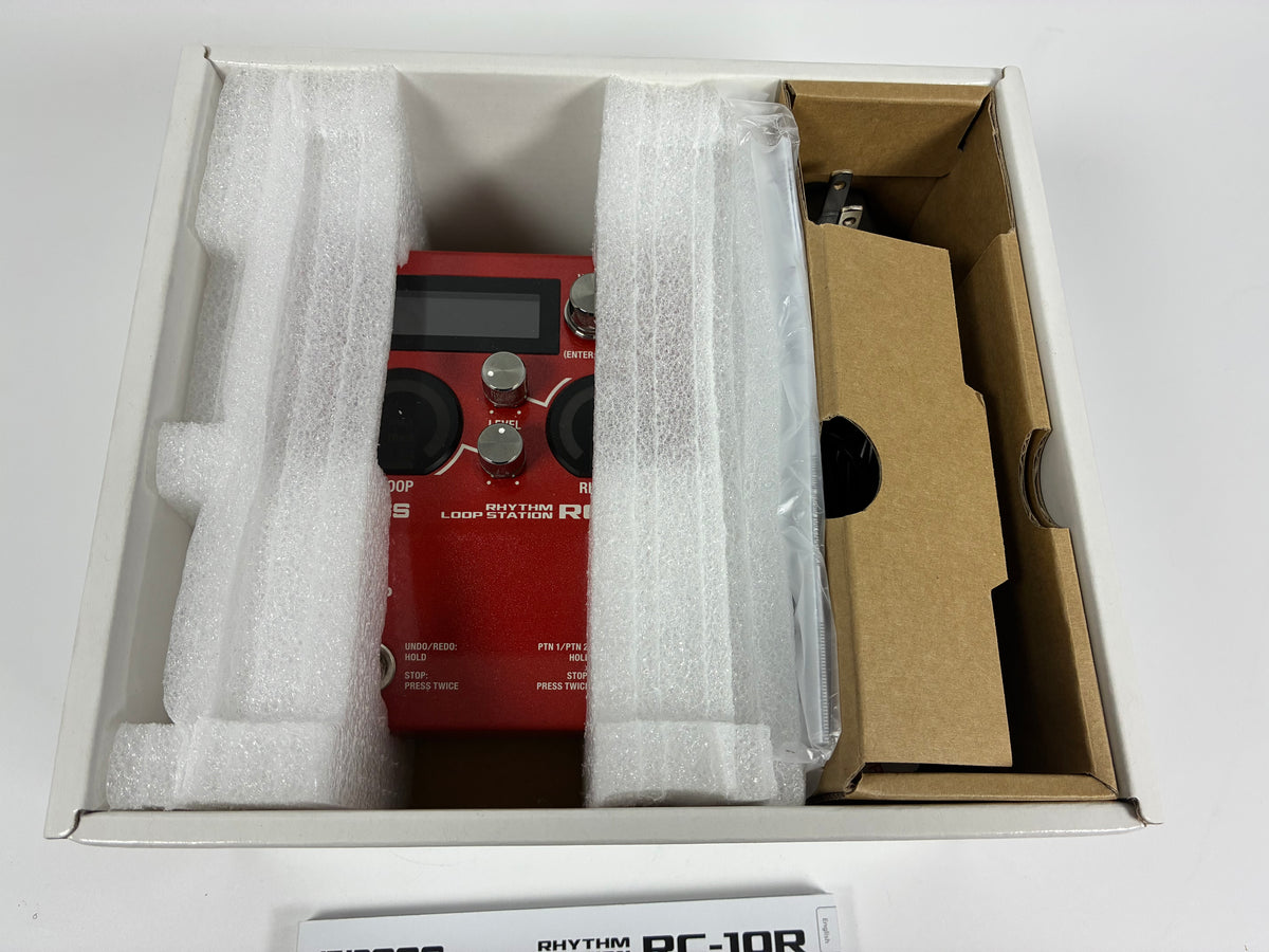 Boss RC-10R Rhythm Loop Station - Like New in Box with Documents and Power Supply