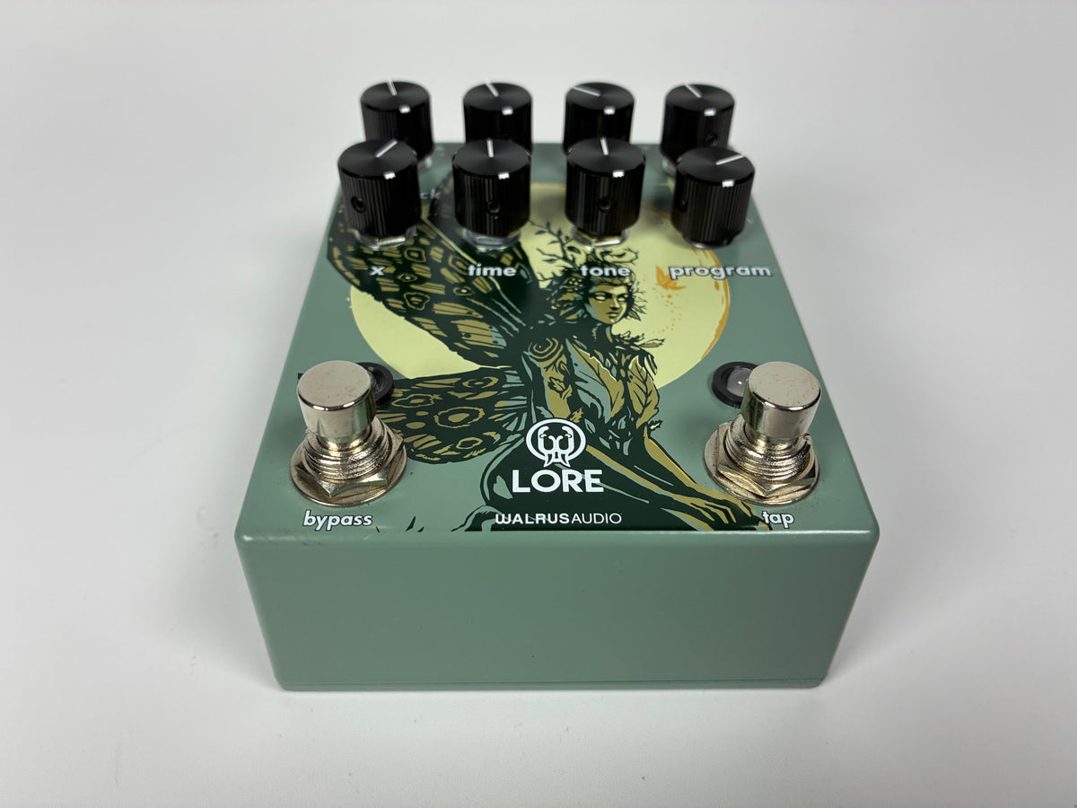 Walrus Audio Lore Reverse Soundscape Generator - Muted Green / Dark Green Fairy - Excellent Condition with Box and Documents