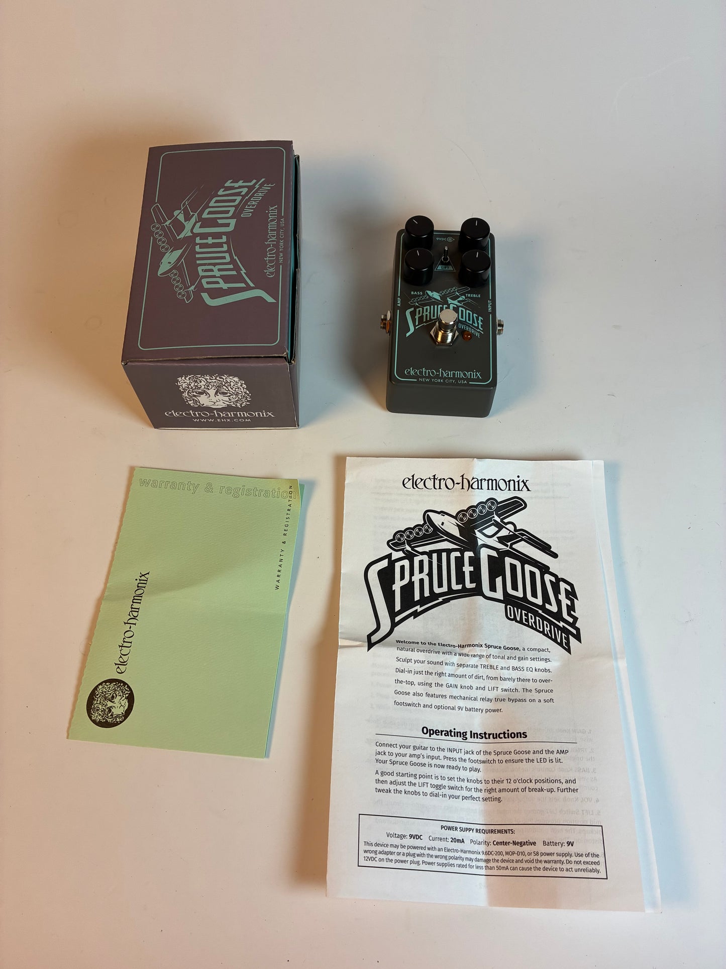 Electro-Harmonix Spruce Goose Overdrive - Excellent Condition