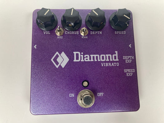 Diamond Vibrato V1 - Purple - All Analog - Excellent Condition with Box and Power Supply