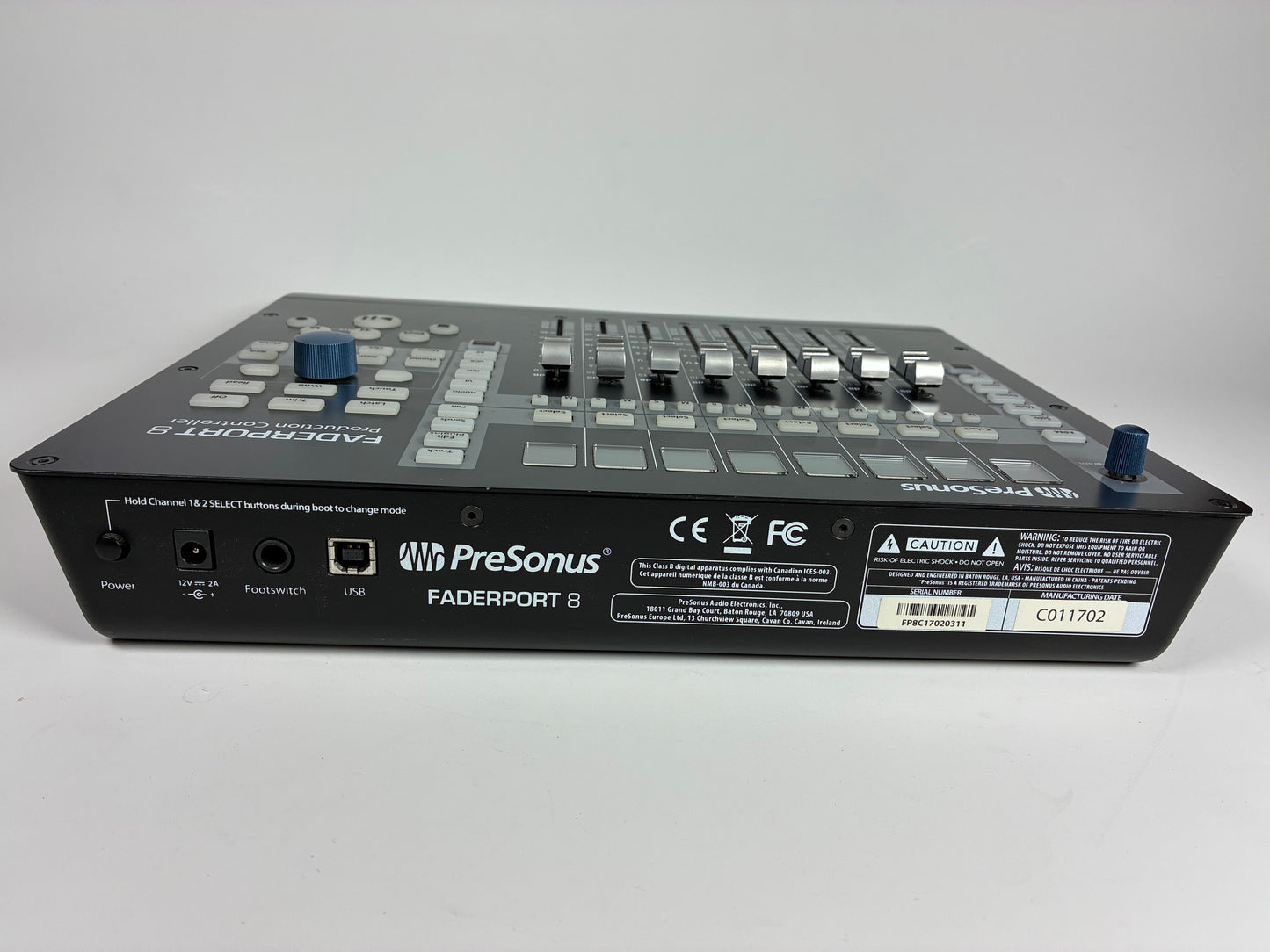 PreSonus FaderPort 8 USB DAW Control Surface - Excellent Condition with Box, USB Cable and Power Supply