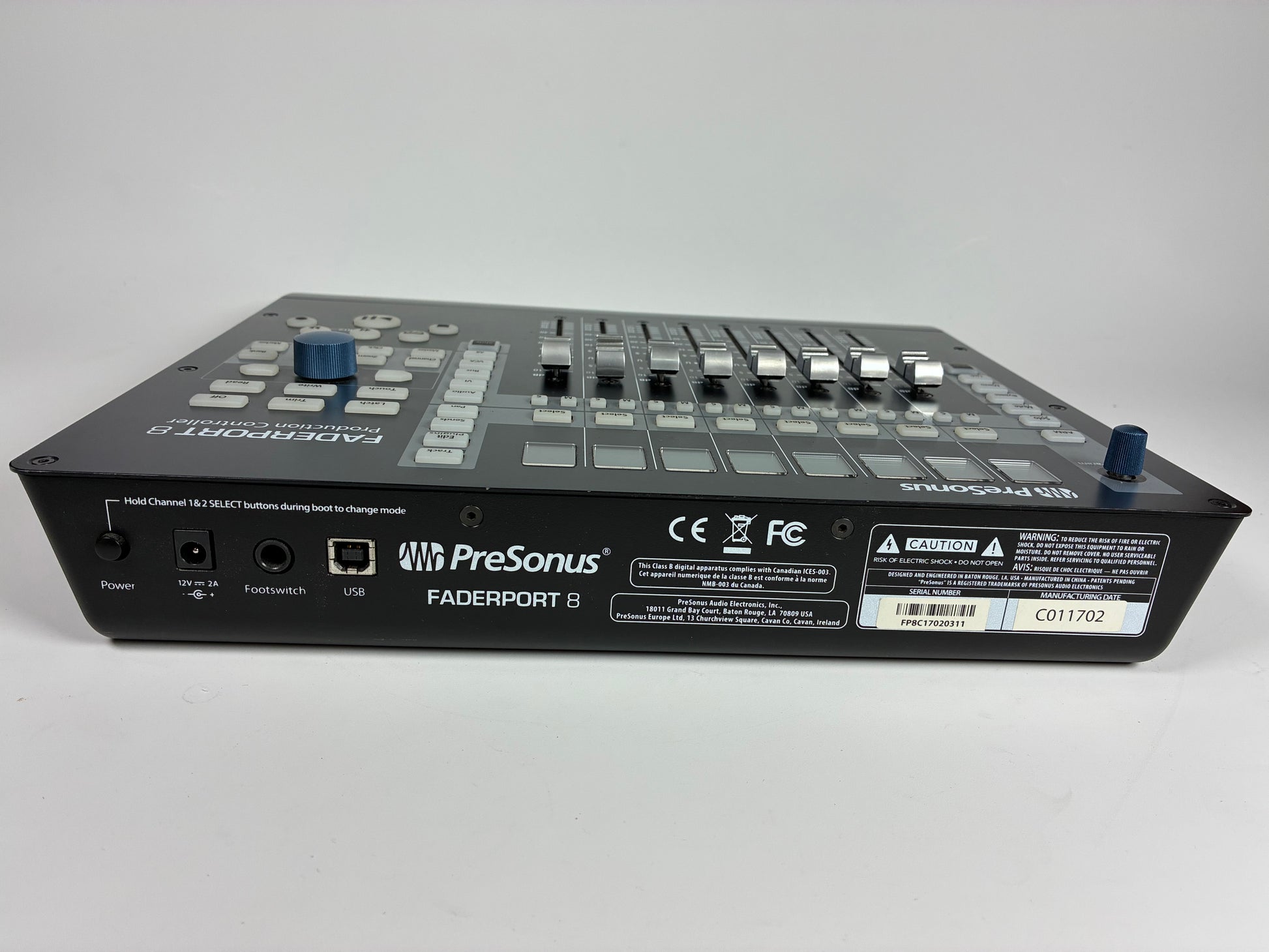 PreSonus FaderPort 8 USB DAW Control Surface - Excellent Condition with Box, USB Cable and Power Supply