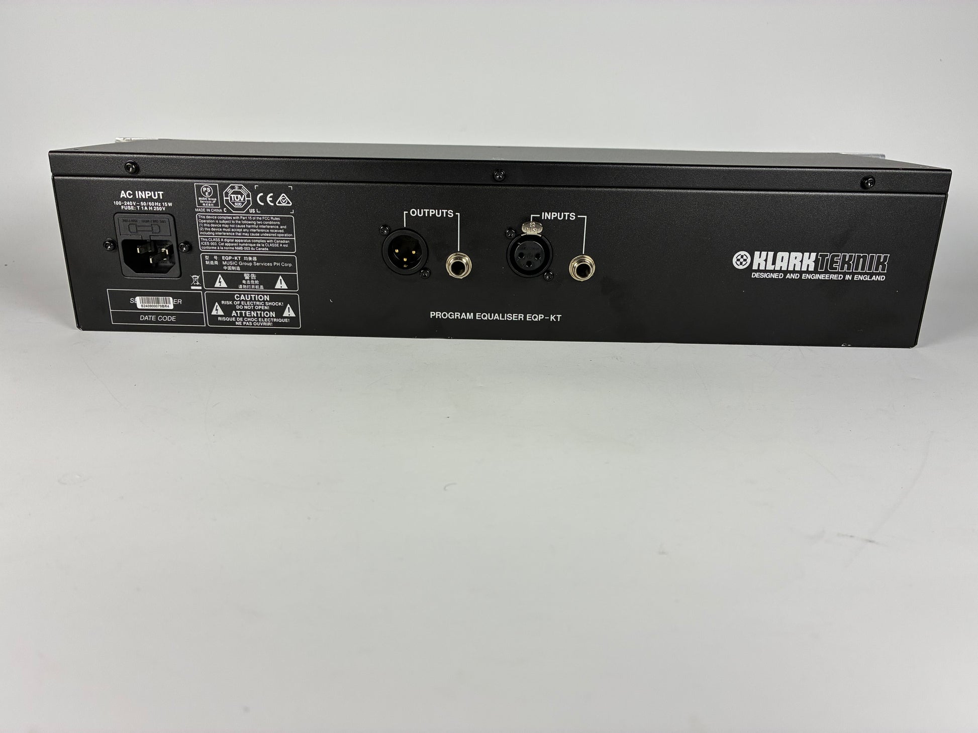 Klark Teknik EQP-KT Classic Tube Equalizer- Excellent Condition