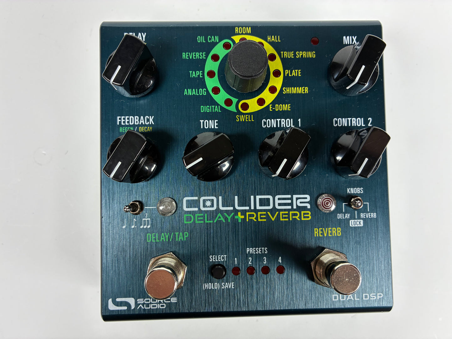 Source Audio SA263 Collider Delay + Reverb - Excellent Condition with Box, Documents, and Cables