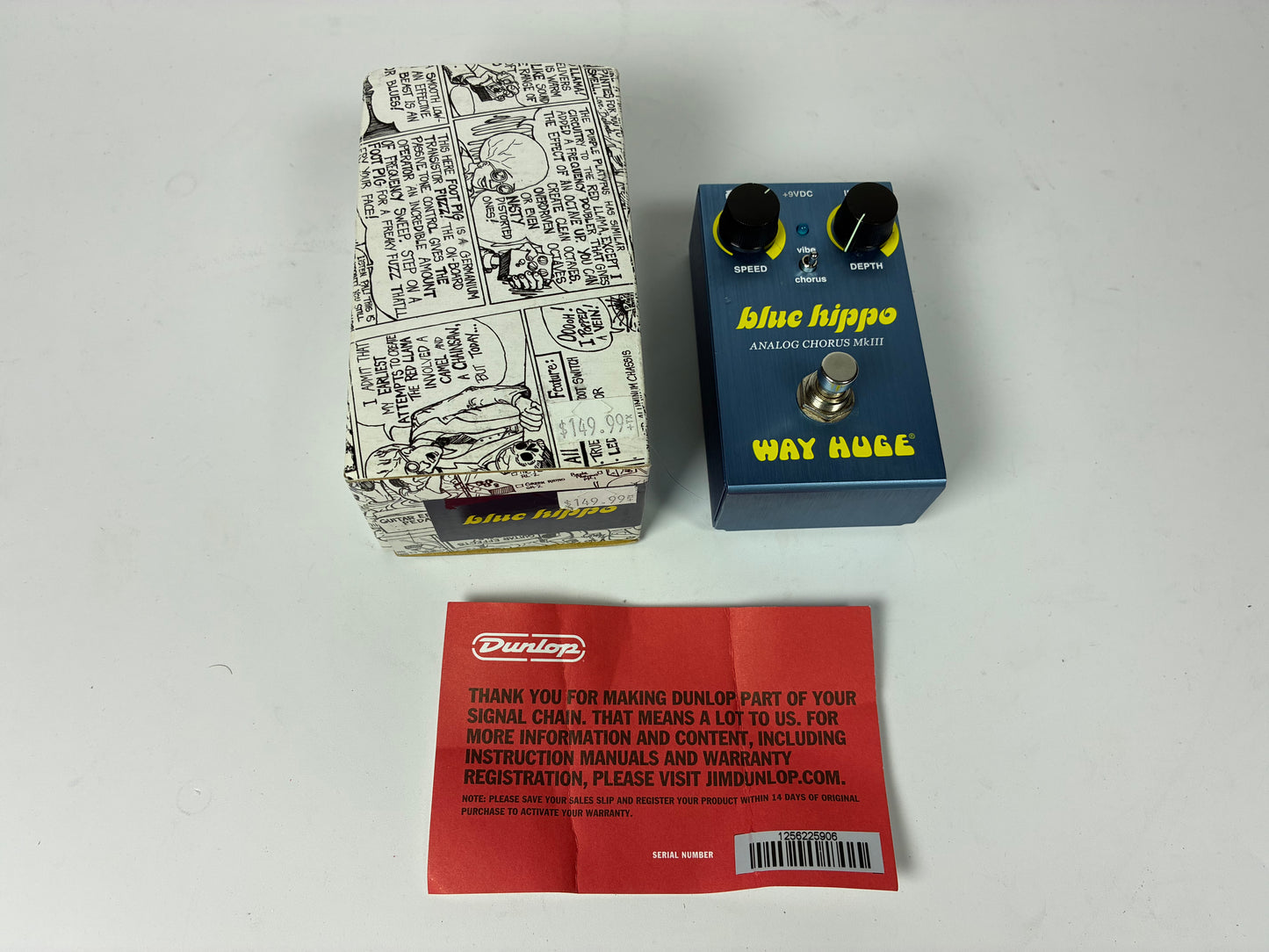Way Huge WM61 Smalls Blue Hippo Analog Chorus MkIII - Excellent Condition with Box
