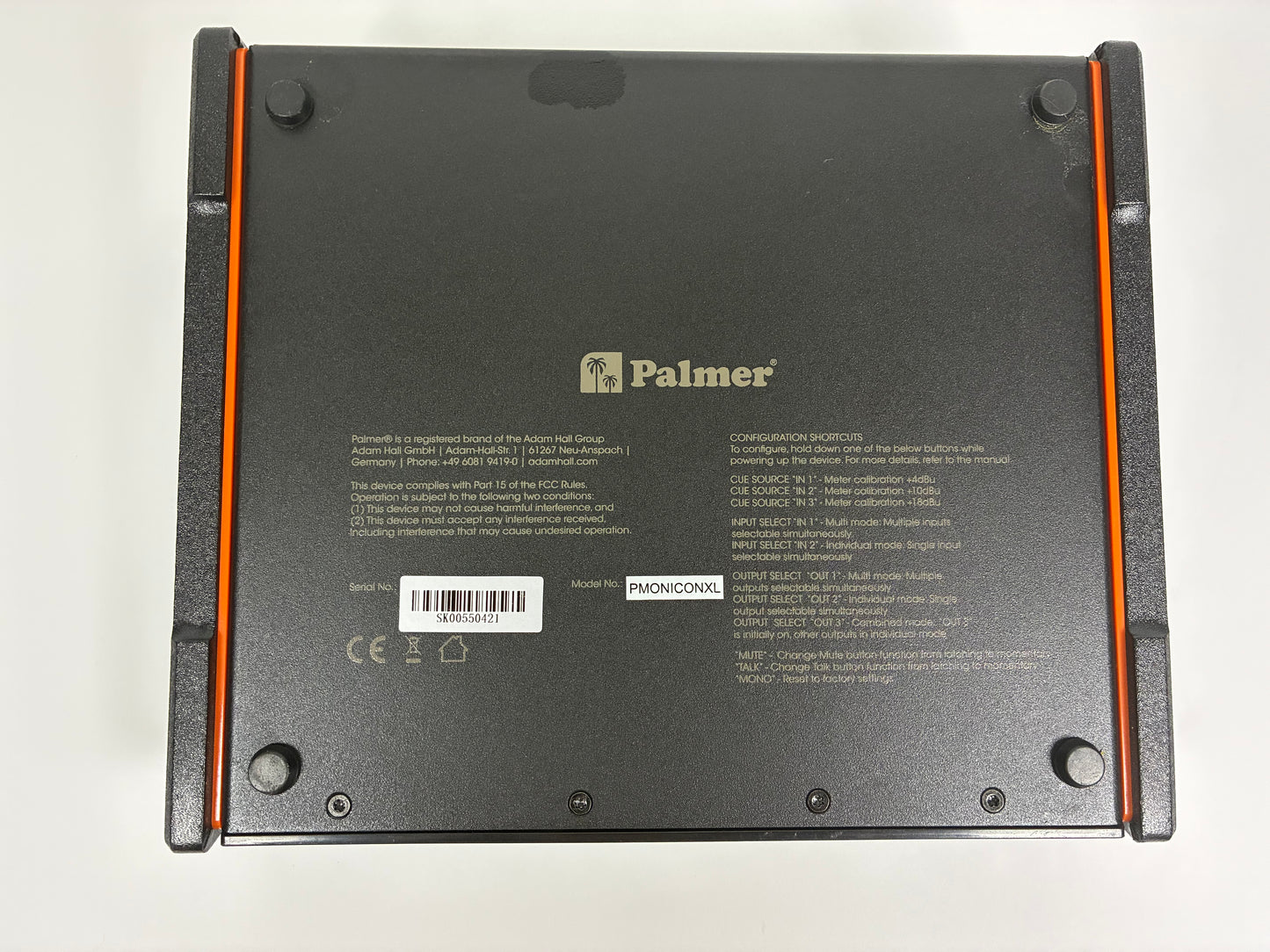Palmer Monicon XL Monitor Controller 2023 - Present - Black