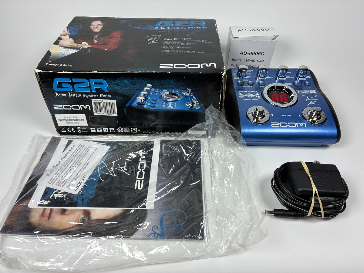 Zoom G2R Richie Kotzen Signature - Excellent Condition with Box and Documents