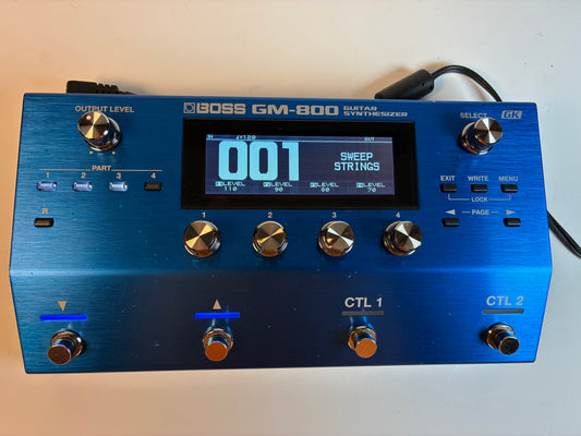Boss GM-800 Guitar Synthesizer - with Power Supply