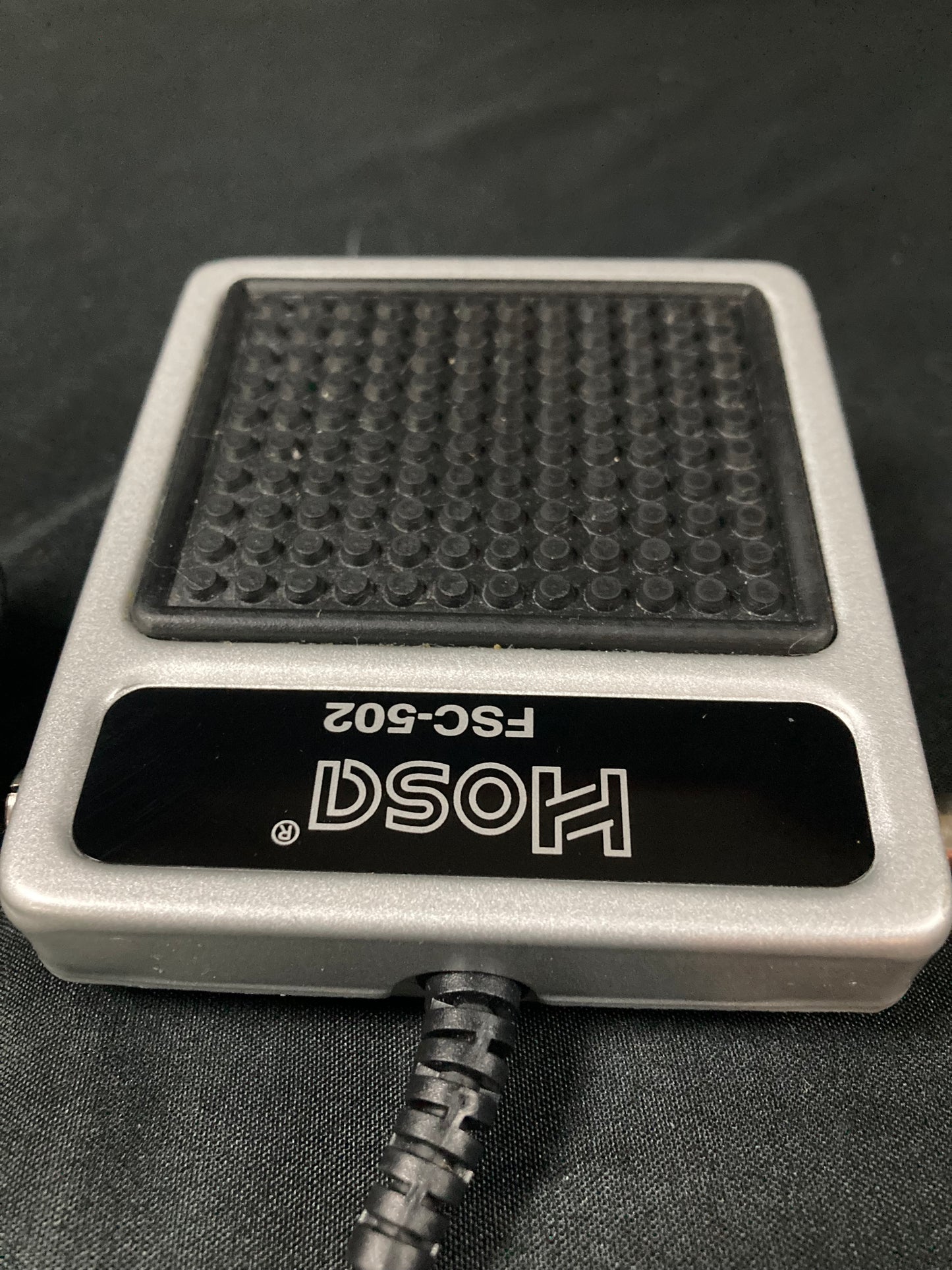 Hosa FSC-502 Momentary Open 1/4 TS Non-Latching Footswitch 2010s - Silver