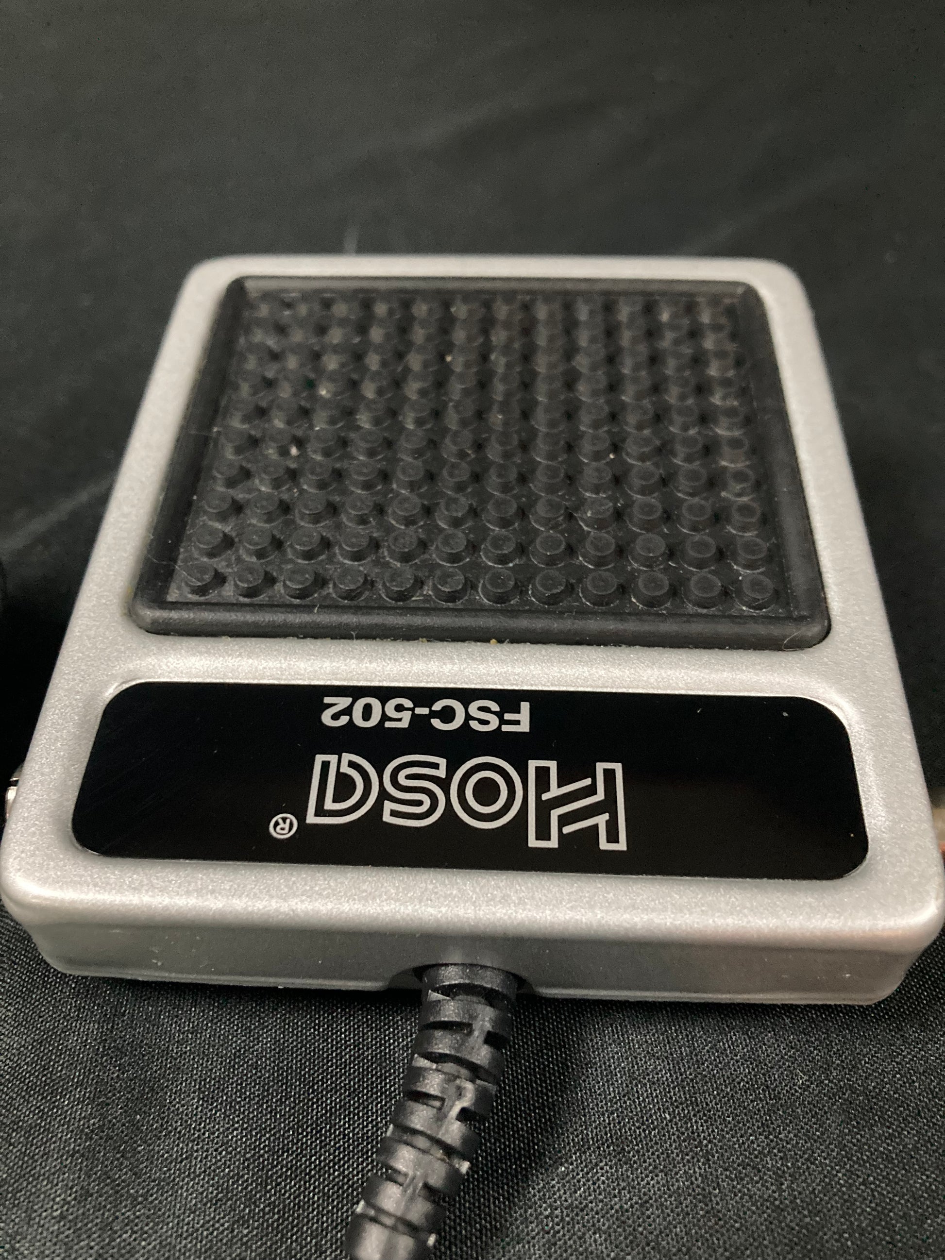 Hosa FSC-502 Momentary Open 1/4 TS Non-Latching Footswitch 2010s - Silver