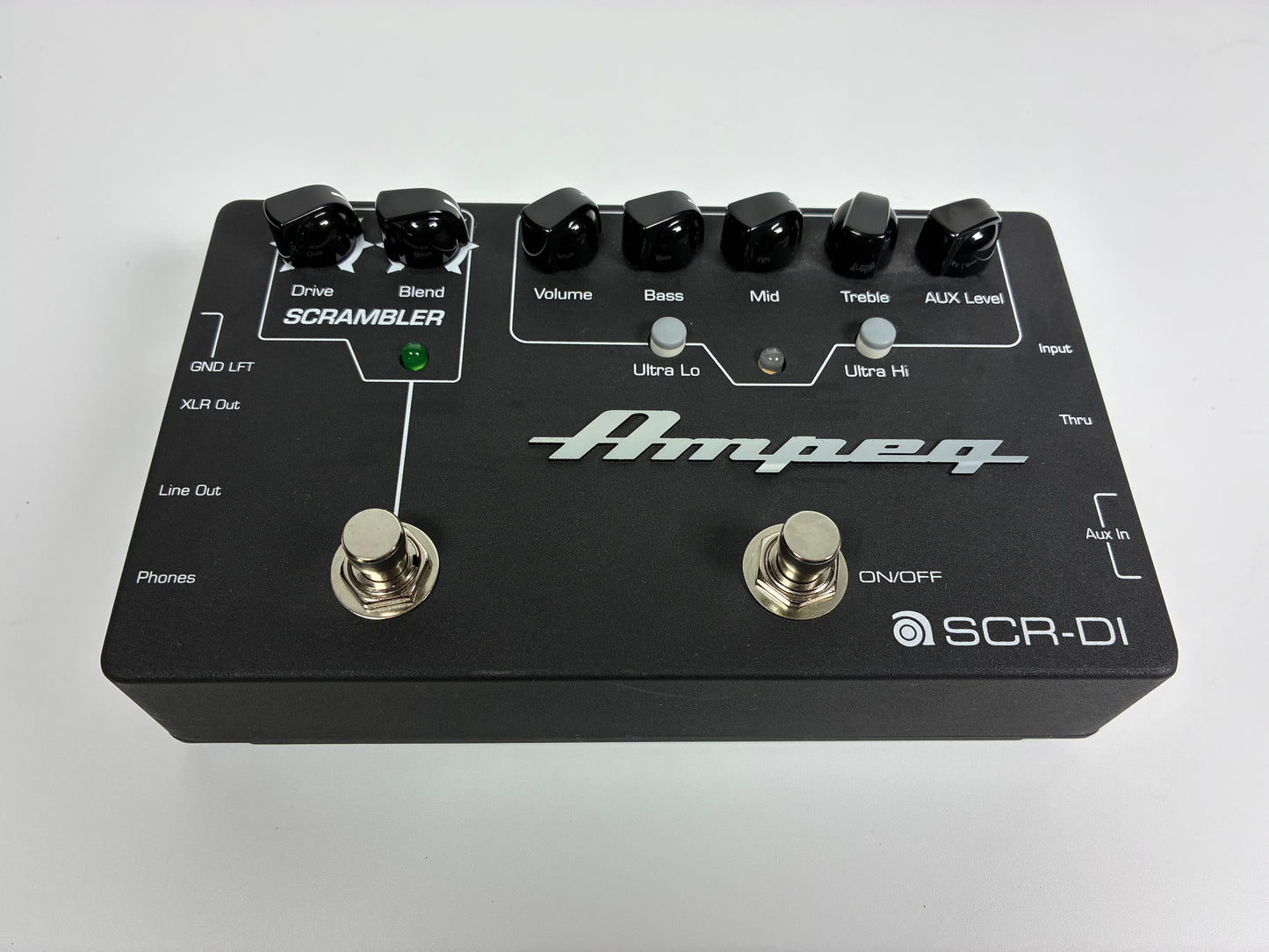 Ampeg SCRGÇæDI Bass DI Preamp with Scrambler Overdrive  - Excellent Condition with Power Supply