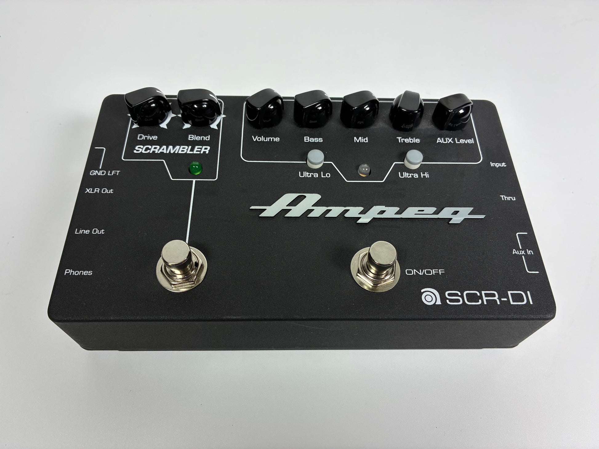 Ampeg SCRGÇæDI Bass DI Preamp with Scrambler Overdrive  - Excellent Condition with Power Supply