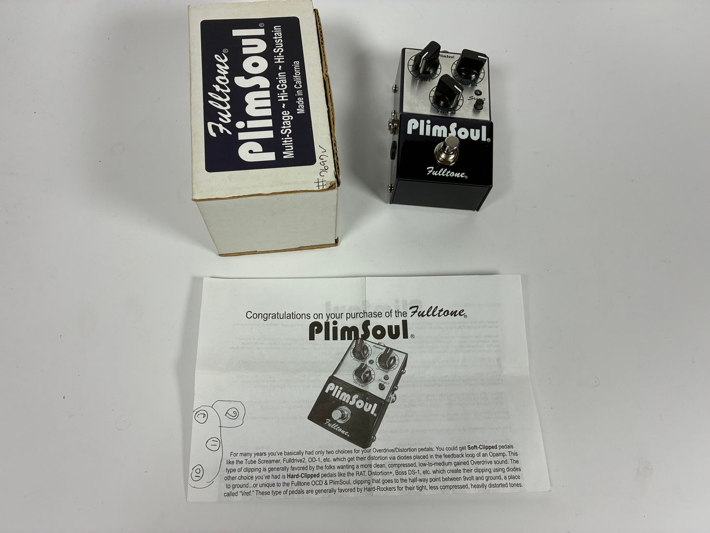 Fulltone PlimSoul - Excellent Condition with Box and Documents