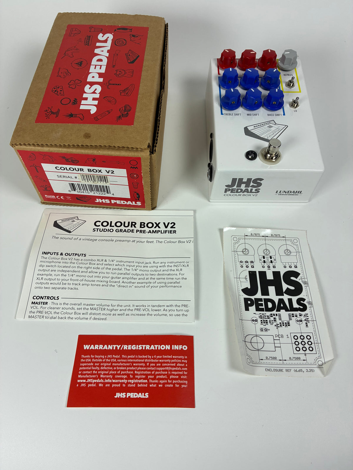 JHS Colour Box V2 - Excellent Condition with Box and Documents