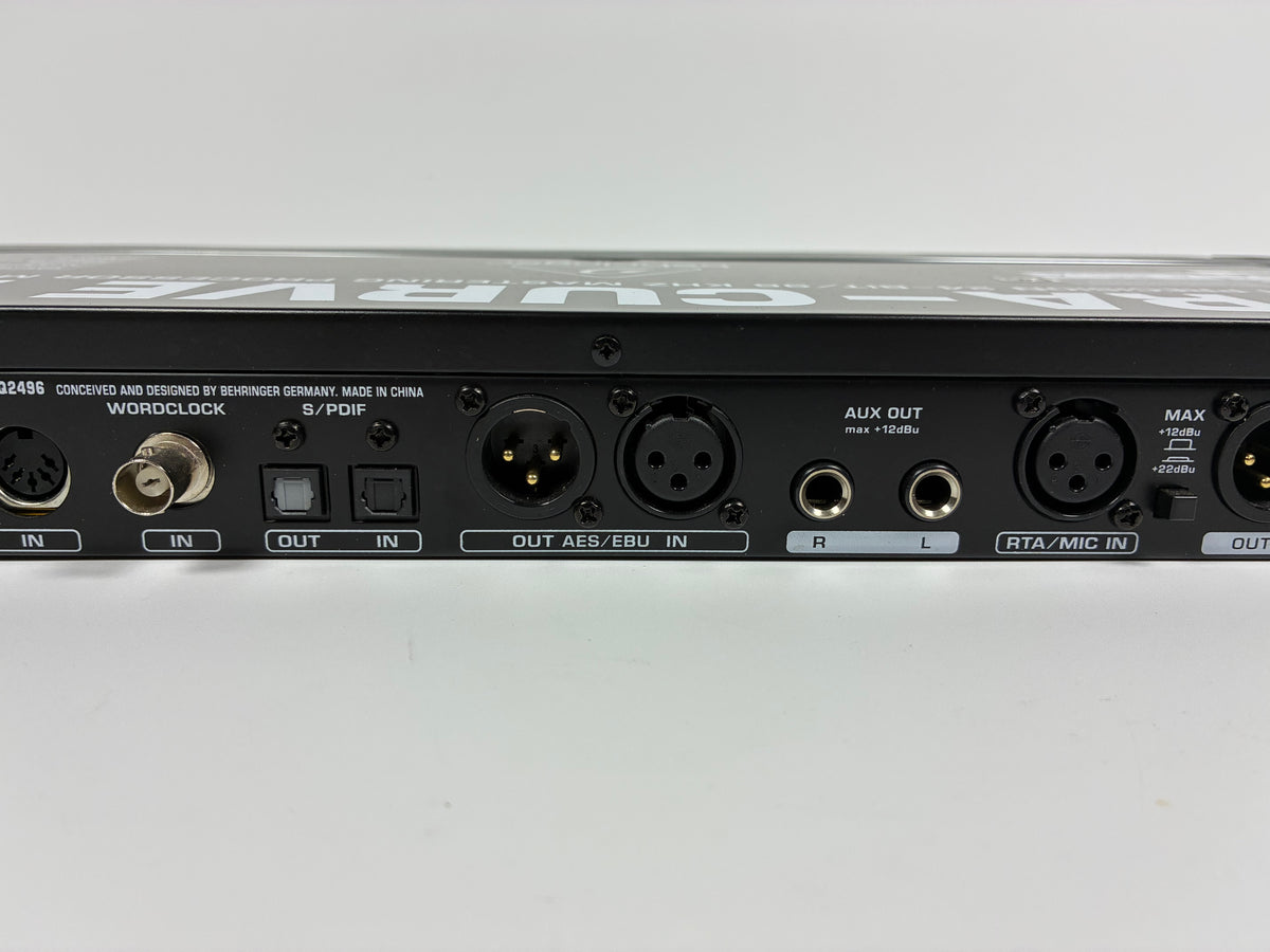Behringer Ultracurve Pro DEQ2496 24-Bit Mastering Processor - Excellent Condition with Box