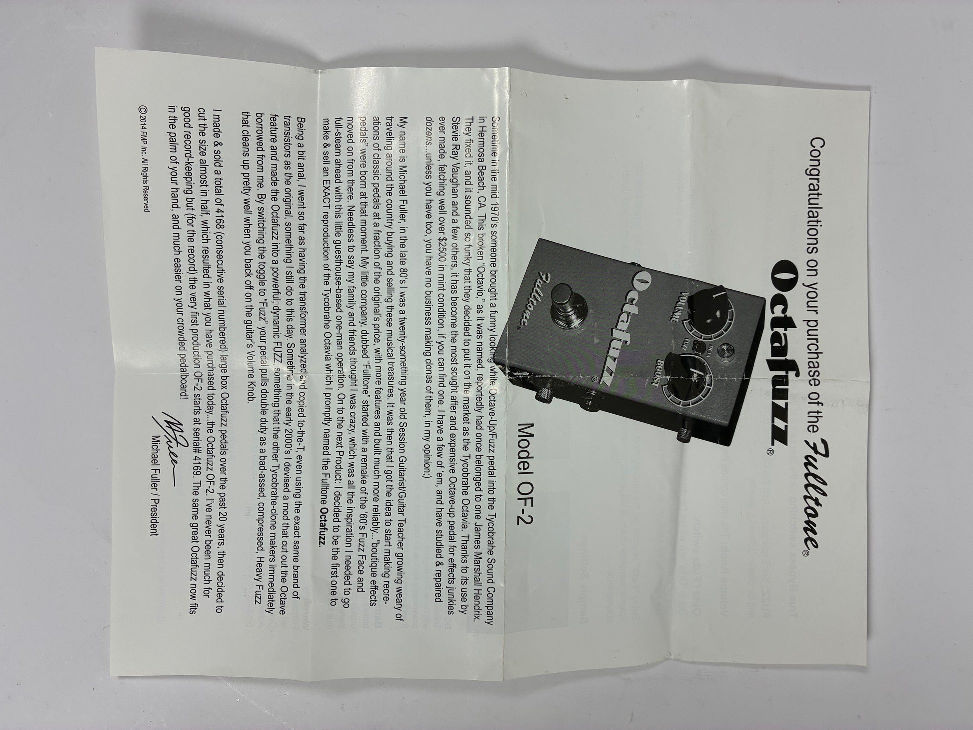 Fulltone OF-2 Octafuzz 2