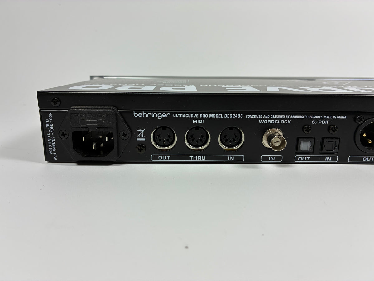 Behringer Ultracurve Pro DEQ2496 24-Bit Mastering Processor - Excellent Condition with Box