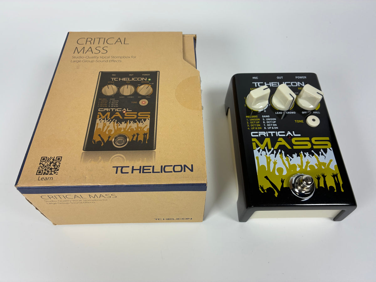 TC Helicon Critical Mass - Excellent Condition with Box