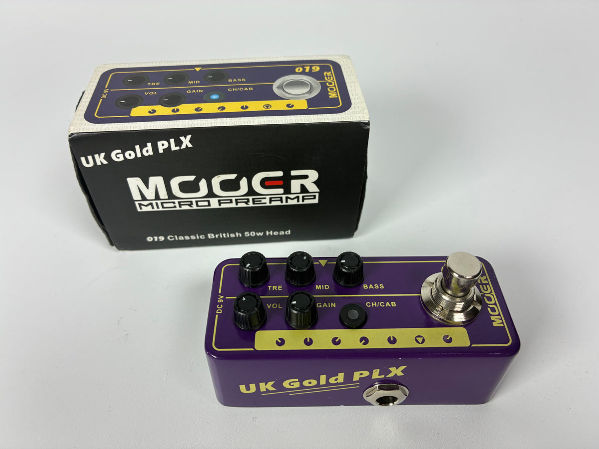 Mooer 019 UK Gold PLX Micro Preamp - Excellent Condition