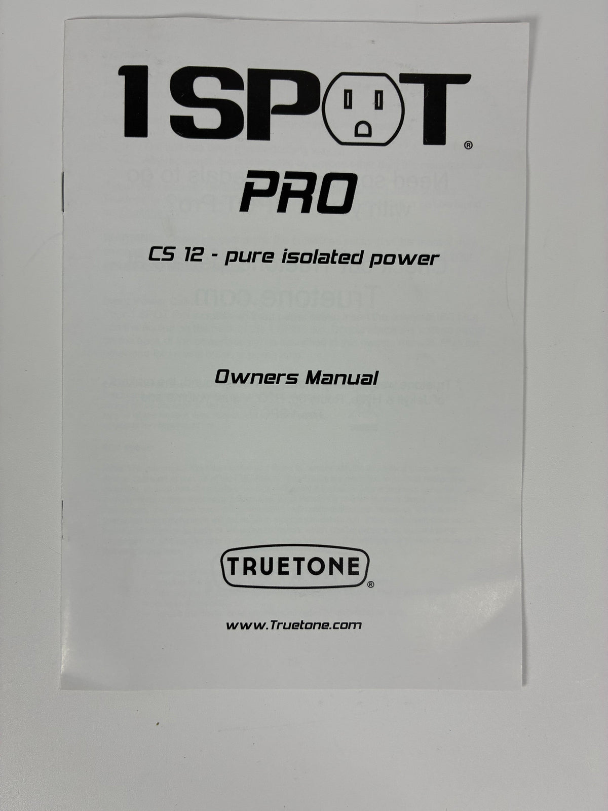 Truetone 1 SPOT Pro CS7 Power Supply - Excellent Condition with Box, Manual, Cables and Accessories