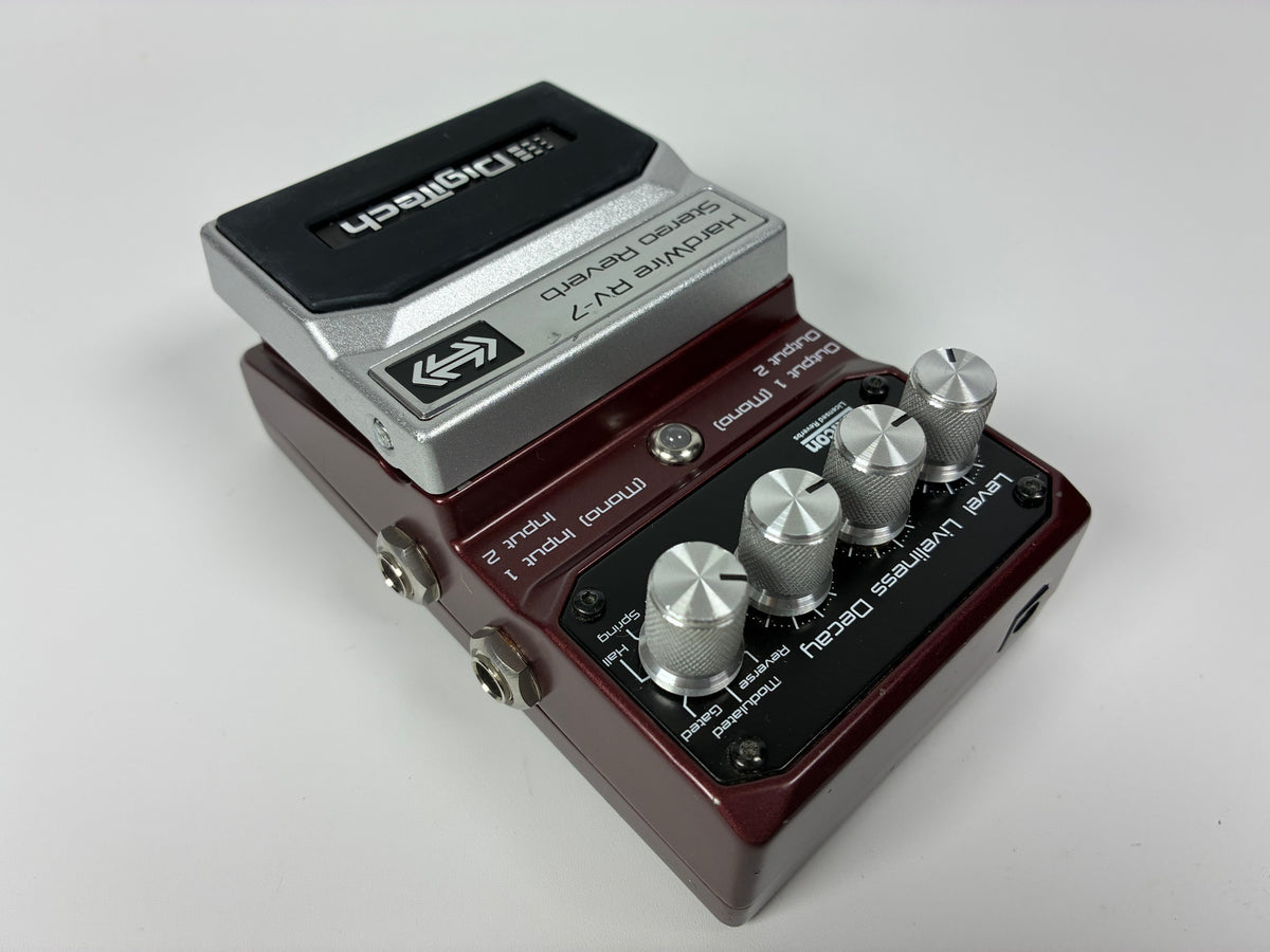 DigiTech Hardwire RV-7 Stereo Reverb - Excellent Condition with Box and Accessories