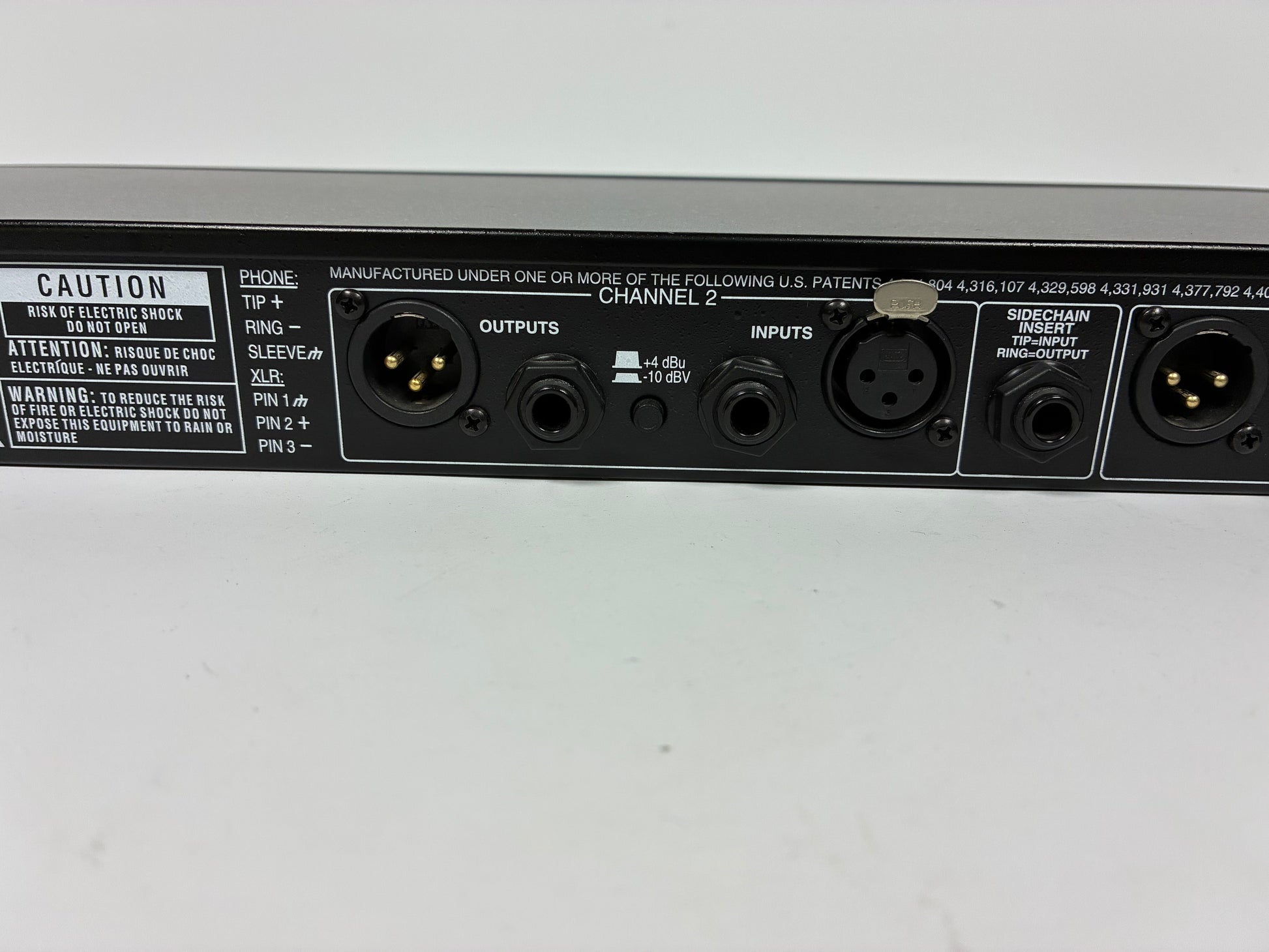 dbx 166XL Stereo Compressor / Limiter / Gate