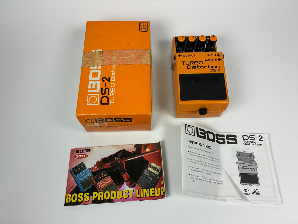 Boss DS-2 Turbo Distortion (Silver Label)- Excellent Condition with Box