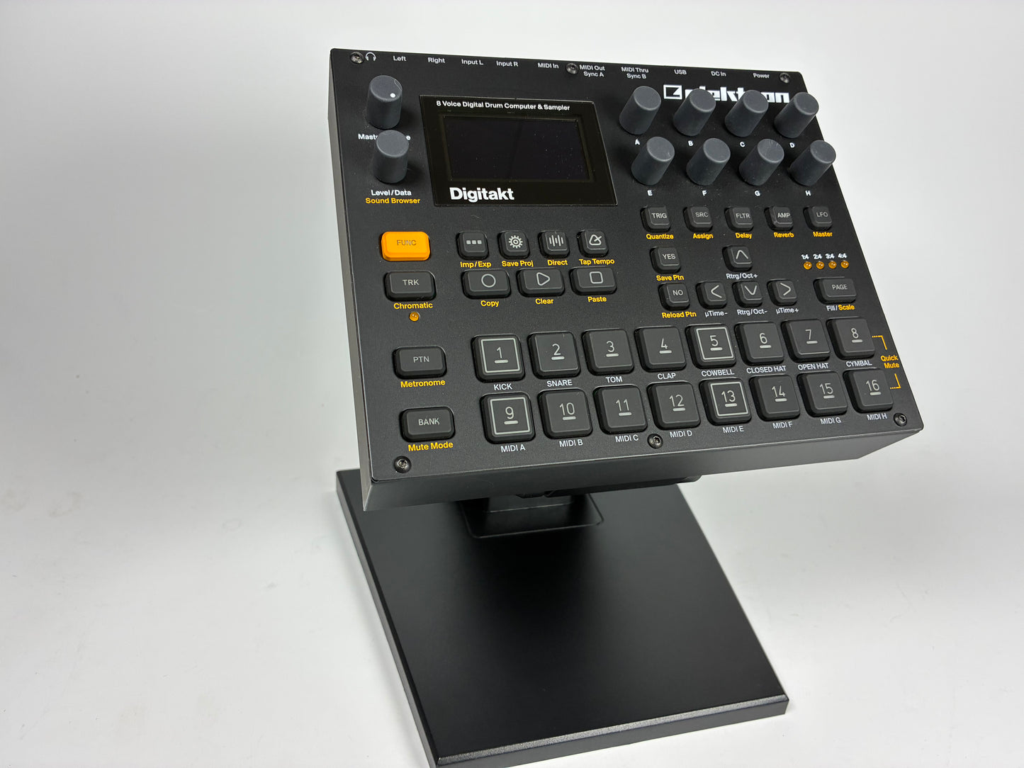 Elektron Digitakt - Excellent Condition with Box, Power Supply and Bonus Stand