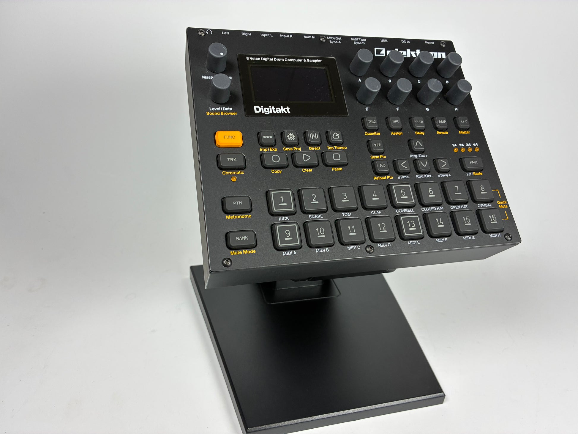 Elektron Digitakt - Excellent Condition with Box, Power Supply and Bonus Stand