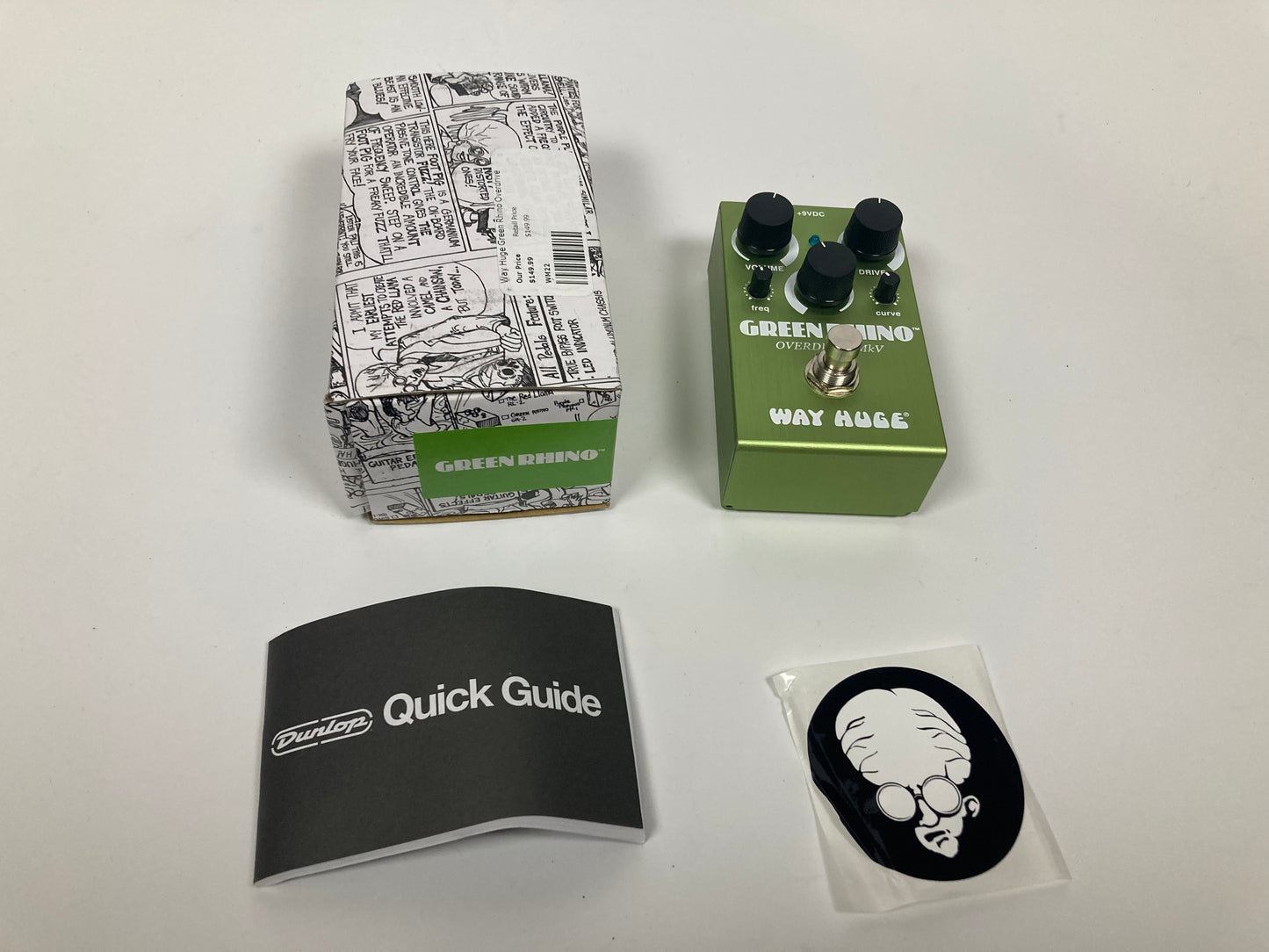 Way Huge WM22 Smalls Green Rhino Overdrive MkV 2021 - Excellent Condition with Box