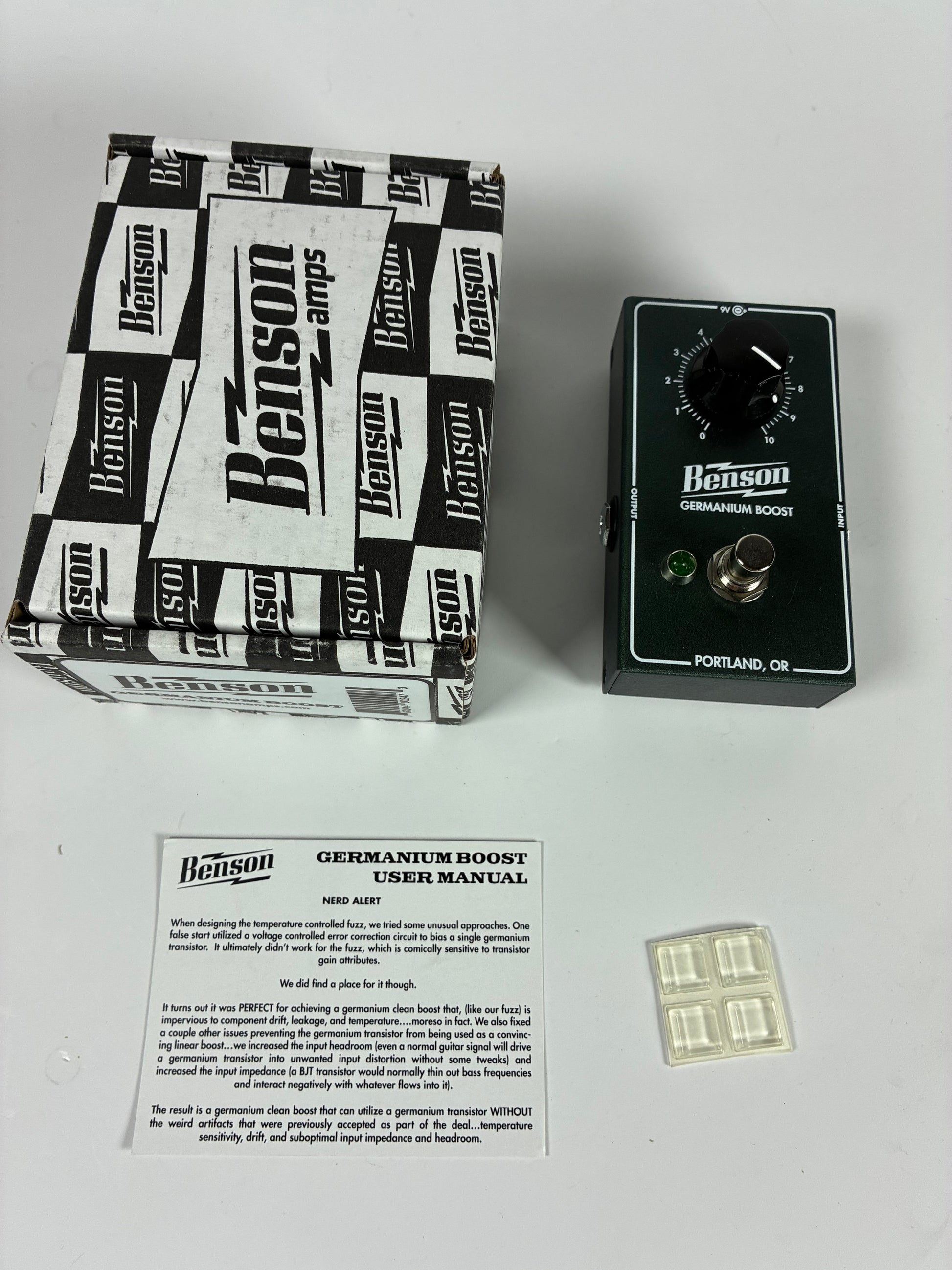 Benson Amps Germanium Boost Excellent Condition with Box