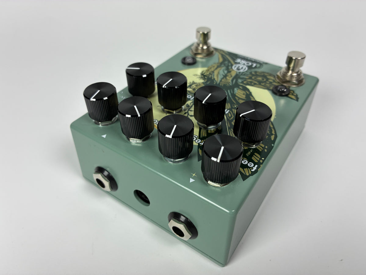 Walrus Audio Lore Reverse Soundscape Generator - Muted Green / Dark Green Fairy - Excellent Condition with Box and Documents