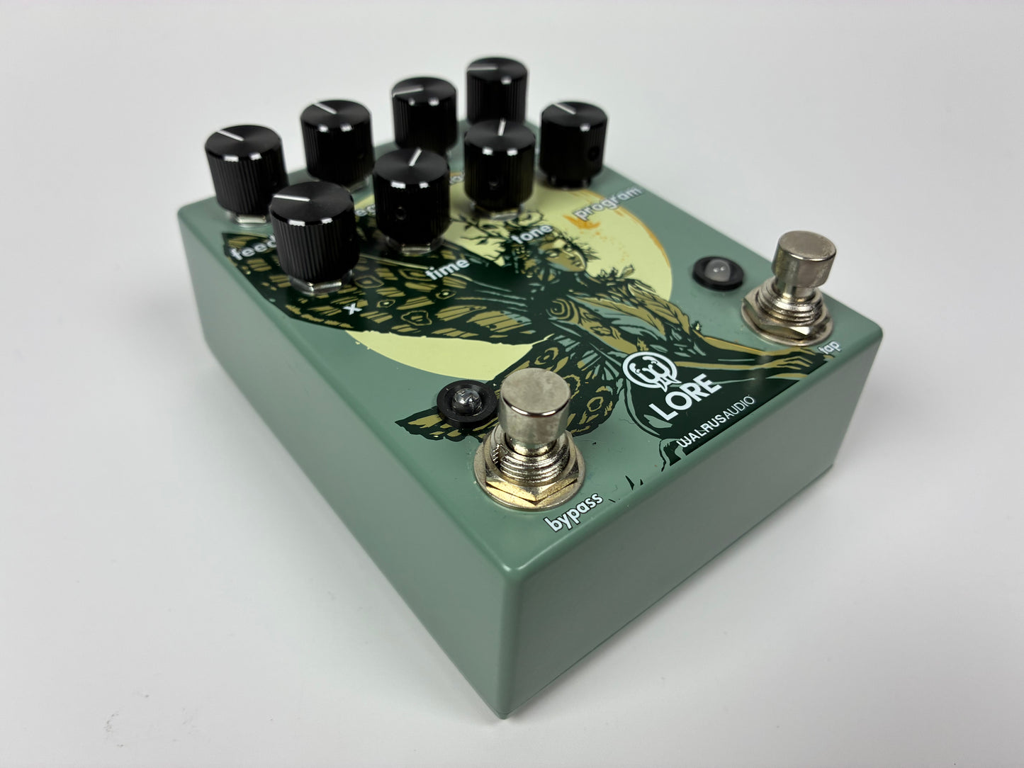 Walrus Audio Lore Reverse Soundscape Generator - Muted Green / Dark Green Fairy - Excellent Condition