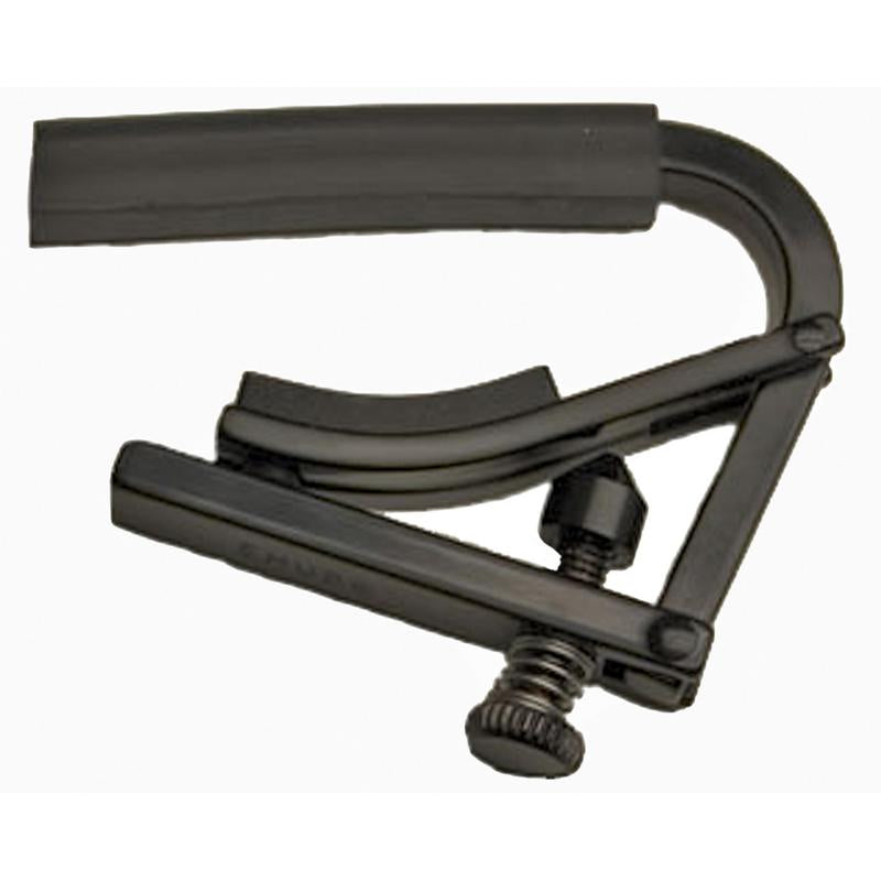 Shubb Black Chrome Capo for Steel String Guitars - Noir