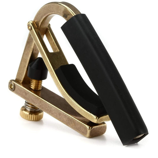 Shubb Original Plain Brass Capo for Steel String Guitar