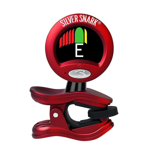 Snark SIL-RED Rechargeable Tuner - Red Silver