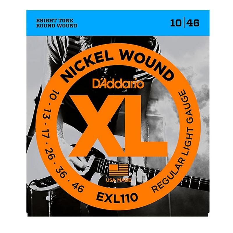 D'Addario EXL110 XL Electric Guitar Strings - .010-.046 Regular Light