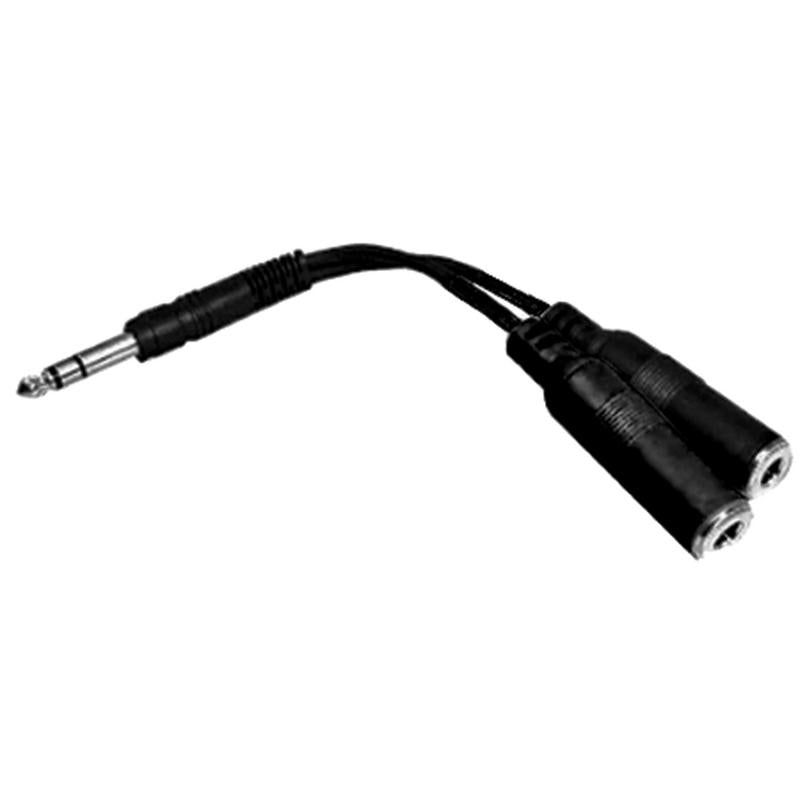 Hosa Y Cable - 1/4" TRS to Dual 1/4" TRSF