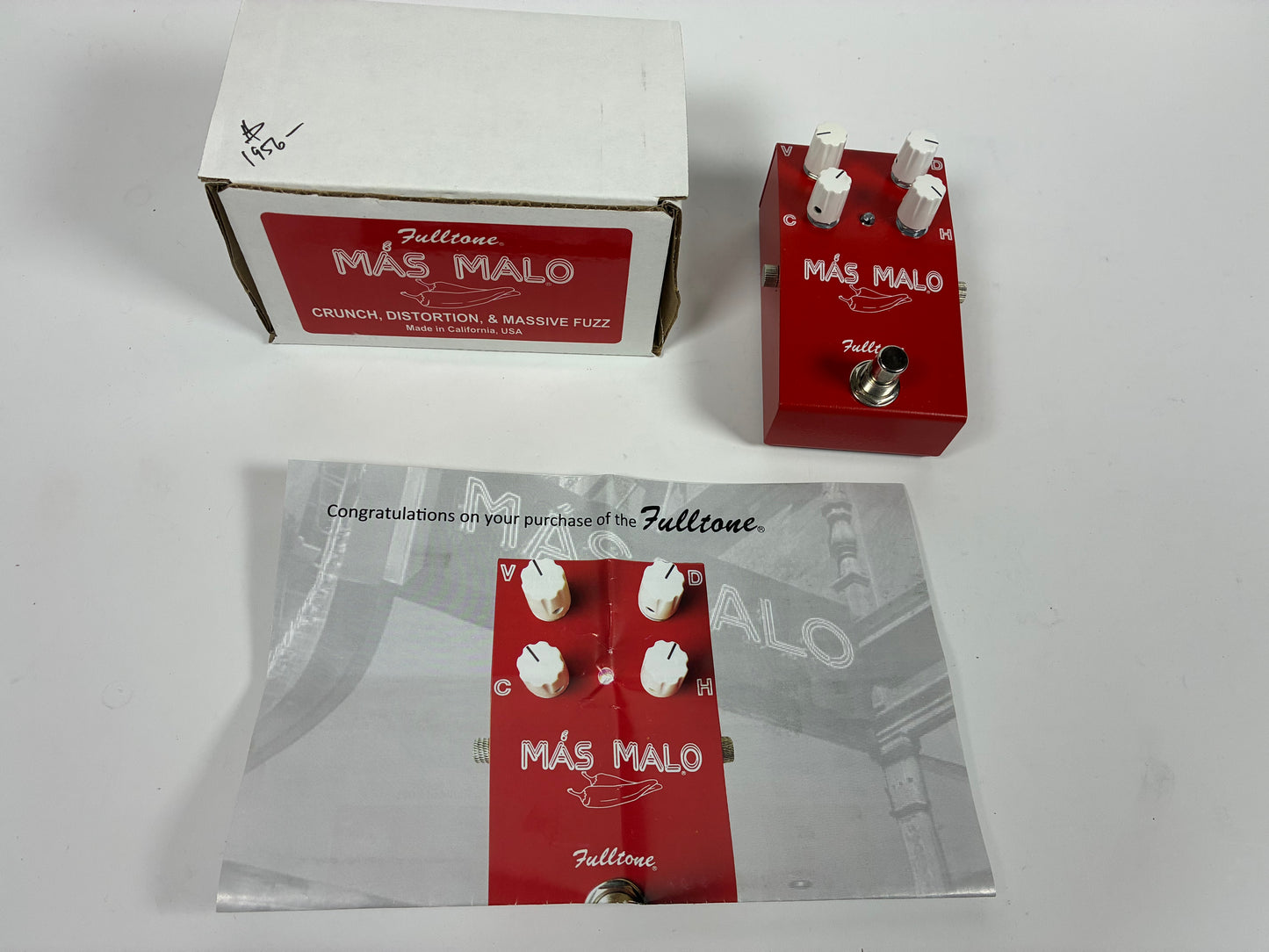Fulltone Mas Malo Distortion / Fuzz - Excellent Condition with Box
