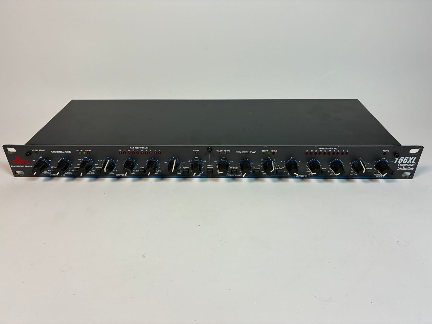 dbx 166XL Stereo Compressor / Limiter / Gate - Excellent Condition