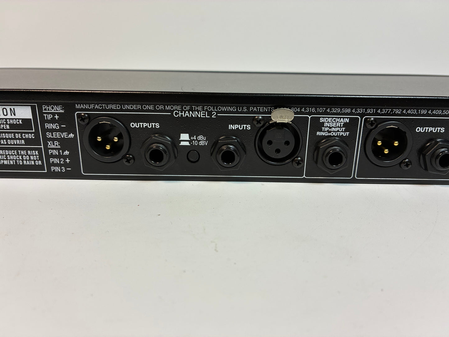 dbx 166XL Stereo Compressor / Limiter / Gate - Excellent Condition