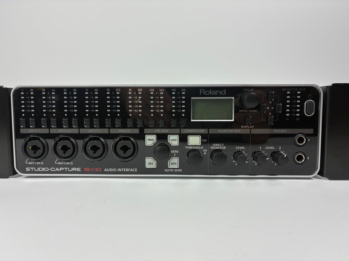 Roland UA-1610 Studio-Capture USB 2.0 Audio Interface - Excellent Condition with Power Supply, Manual, and Disc